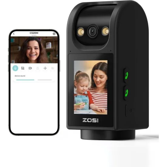 Zosi 4.0Mp Indoor 2 Way Video Calling Camera
